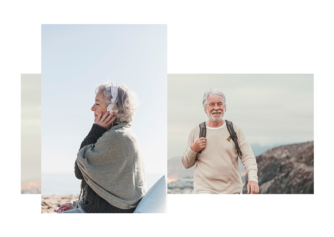 old-senior-man-walking-cliff-wearing-backpack-smiling-enjoying-sea-excursion-sunset-light-active-white-haired-retired-man
